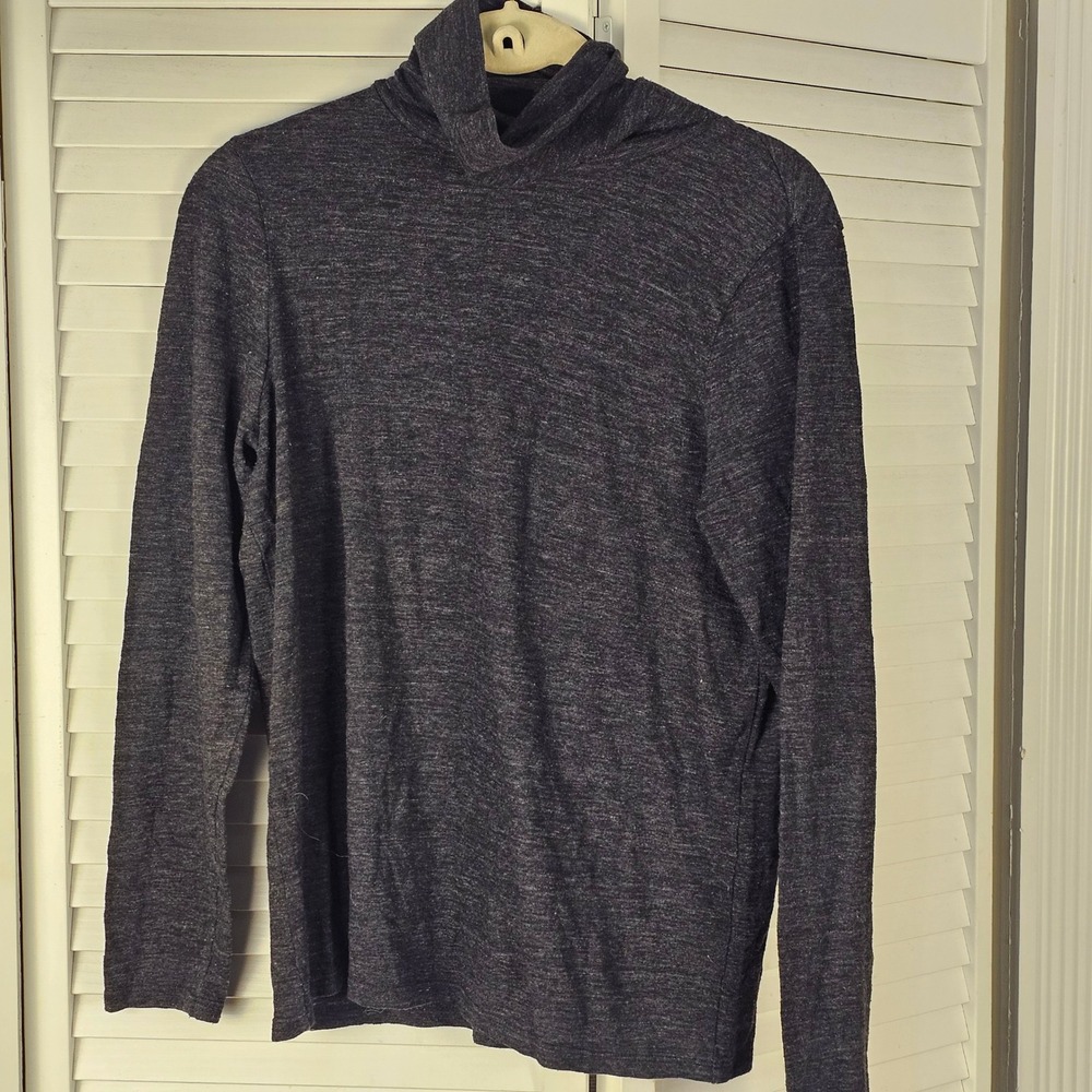 Faherty Womens Black Long Sleeve‎ Turtleneck Small